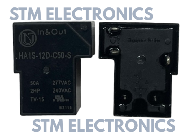 HA1S-12D-C50-S L90H 12VDC 50/40A IOEC